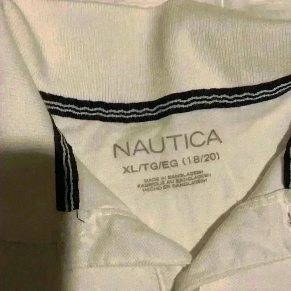 Náutica collar t shirt size XL - Picture 2 of 4